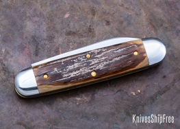 Northwoods Knives: Indian River Jack - Mammoth Ivory - NW16GK008 (Back)