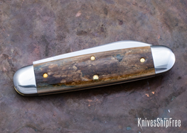 Northwoods Knives: Indian River Jack - Mammoth Ivory - NW16GK089 (Back)