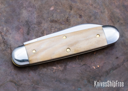 Northwoods Knives: Indian River Jack - Mammoth Ivory - NW16GK009 (Back)