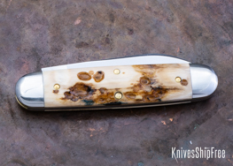 Northwoods Knives: Indian River Jack - Mammoth Ivory - NW16GK094 (Back)