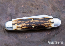 Northwoods Knives: Indian River Jack - Mammoth Ivory - NW16GK095 (Back)