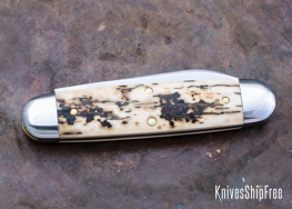 Northwoods Knives: Indian River Jack - Mammoth Ivory - NW16GK099 (Back)