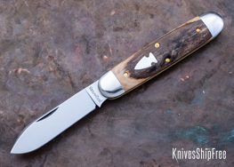 Northwoods Knives: Indian River Jack - Mammoth Ivory - NW16GK102 (Front)