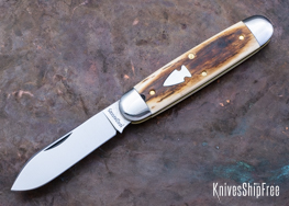 Northwoods Knives: Indian River Jack - Mammoth Ivory - Factory Second - NW16GK109 (Front)