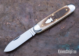 Northwoods Knives: Indian River Jack - Mammoth Ivory - NW16GK025 (Front)
