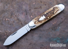 Northwoods Knives: Indian River Jack - Mammoth Ivory - NW16GK028 (Front)