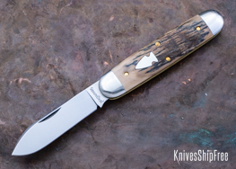 Northwoods Knives: Indian River Jack - Mammoth Ivory - NW16GK035 (Front)