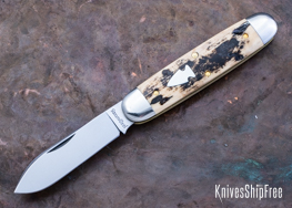 Northwoods Knives: Indian River Jack - Mammoth Ivory - NW16GK036 (Front)