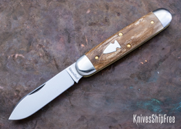Northwoods Knives: Indian River Jack - Mammoth Ivory - NW16GK042 (Front)