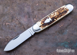 Northwoods Knives: Indian River Jack - Mammoth Ivory - NW16GK044 (Front)