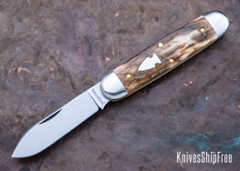 Northwoods Knives: Indian River Jack - Mammoth Ivory - NW16GK045 (Front)