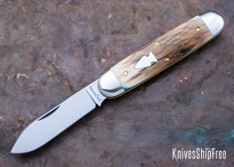 Northwoods Knives: Indian River Jack - Mammoth Ivory - NW16GK048 (Front)