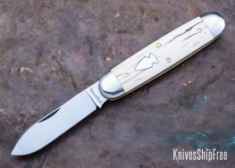 Northwoods Knives: Indian River Jack - Mammoth Ivory - NW16GK049 (Front)