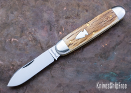 Northwoods Knives: Indian River Jack - Mammoth Ivory - NW16GK052 (Front)