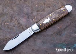 Northwoods Knives: Indian River Jack - Mammoth Ivory - NW16GK057 (Front)