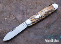 Northwoods Knives: Indian River Jack - Mammoth Ivory - NW16GK059 (Front)