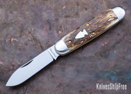 Northwoods Knives: Indian River Jack - Mammoth Ivory - NW16GK067 (Front)