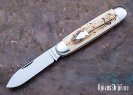 Northwoods Knives: Indian River Jack - Mammoth Ivory - NW16GK071 (Front)