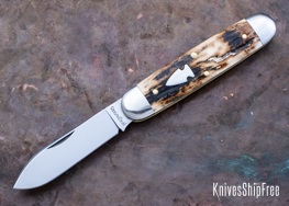 Northwoods Knives: Indian River Jack - Mammoth Ivory - NW16GK072 (Front)