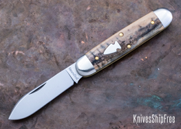 Northwoods Knives: Indian River Jack - Mammoth Ivory - NW16GK076 (Front)