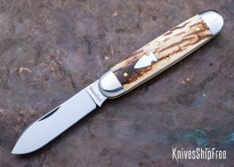 Northwoods Knives: Indian River Jack - Mammoth Ivory - NW16GK081 (Front)