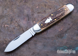 Northwoods Knives: Indian River Jack - Mammoth Ivory - NW16GK085 (Front)