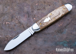 Northwoods Knives: Indian River Jack - Mammoth Ivory - NW16GK091 (Front)