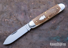 Northwoods Knives: Indian River Jack - Mammoth Ivory - NW16GK098 (Front)