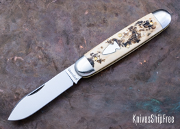 Northwoods Knives: Indian River Jack - Mammoth Ivory - NW16GK099 (Front)