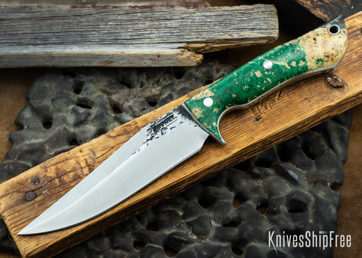 Green & Black Box Elder Burl - White Liners - 072010 (Front)