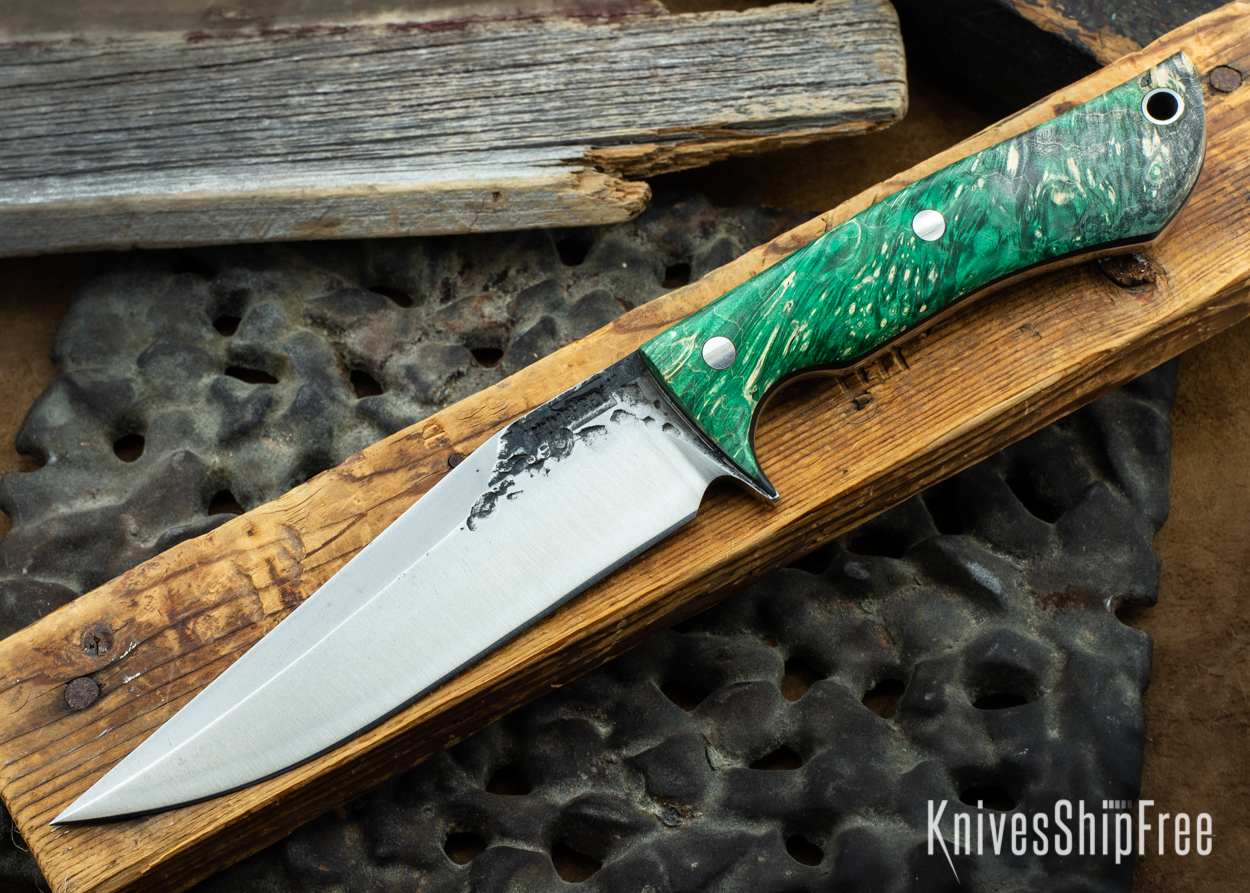 Green & Black Box Elder Burl - Black Liners - 072016 (Front)