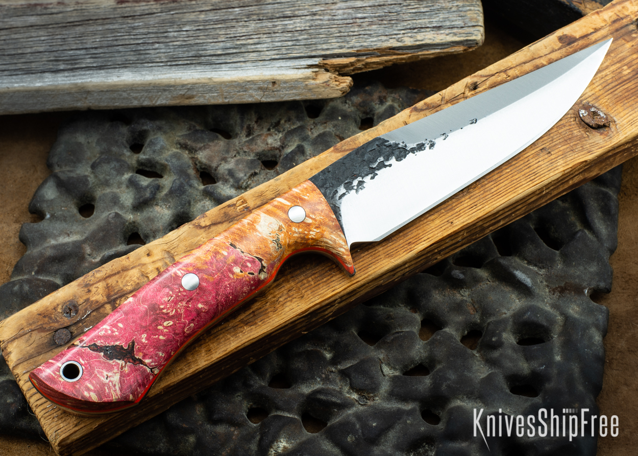 Orange & Red Box Elder Burl - Orange Liners - 072021 (Back)