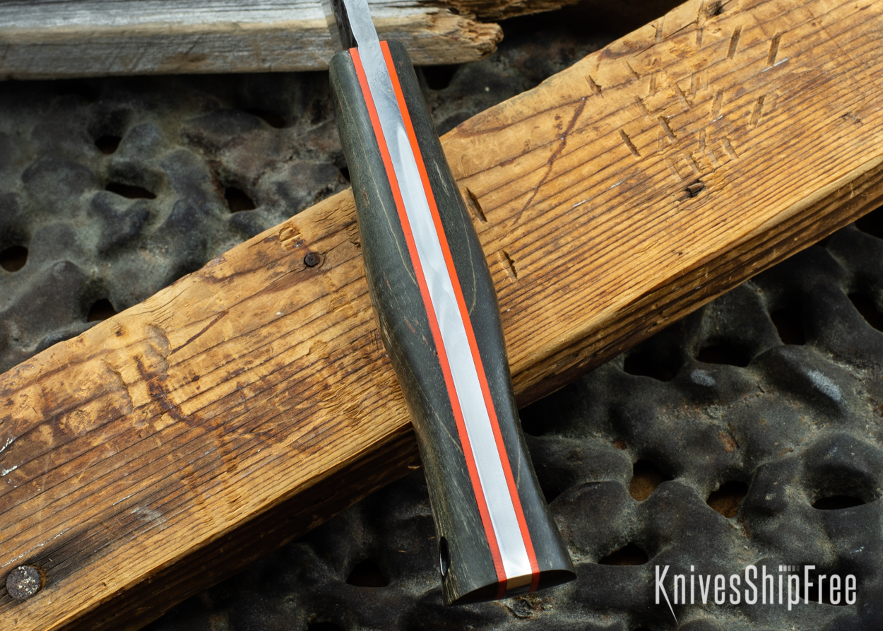 Black Curly Maple - Orange Liners - 072048 (Spine)