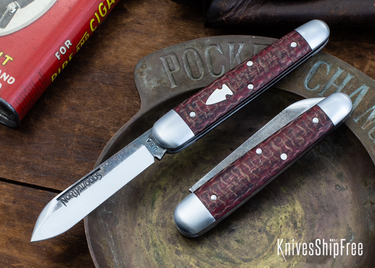 Red Burlap - Spear Point