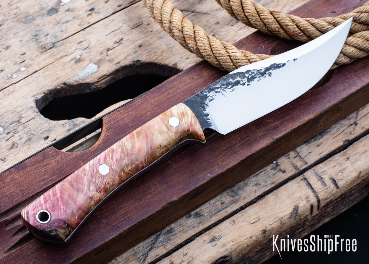 Box Elder Burl - White Liners - LH14HJ115 (Back)