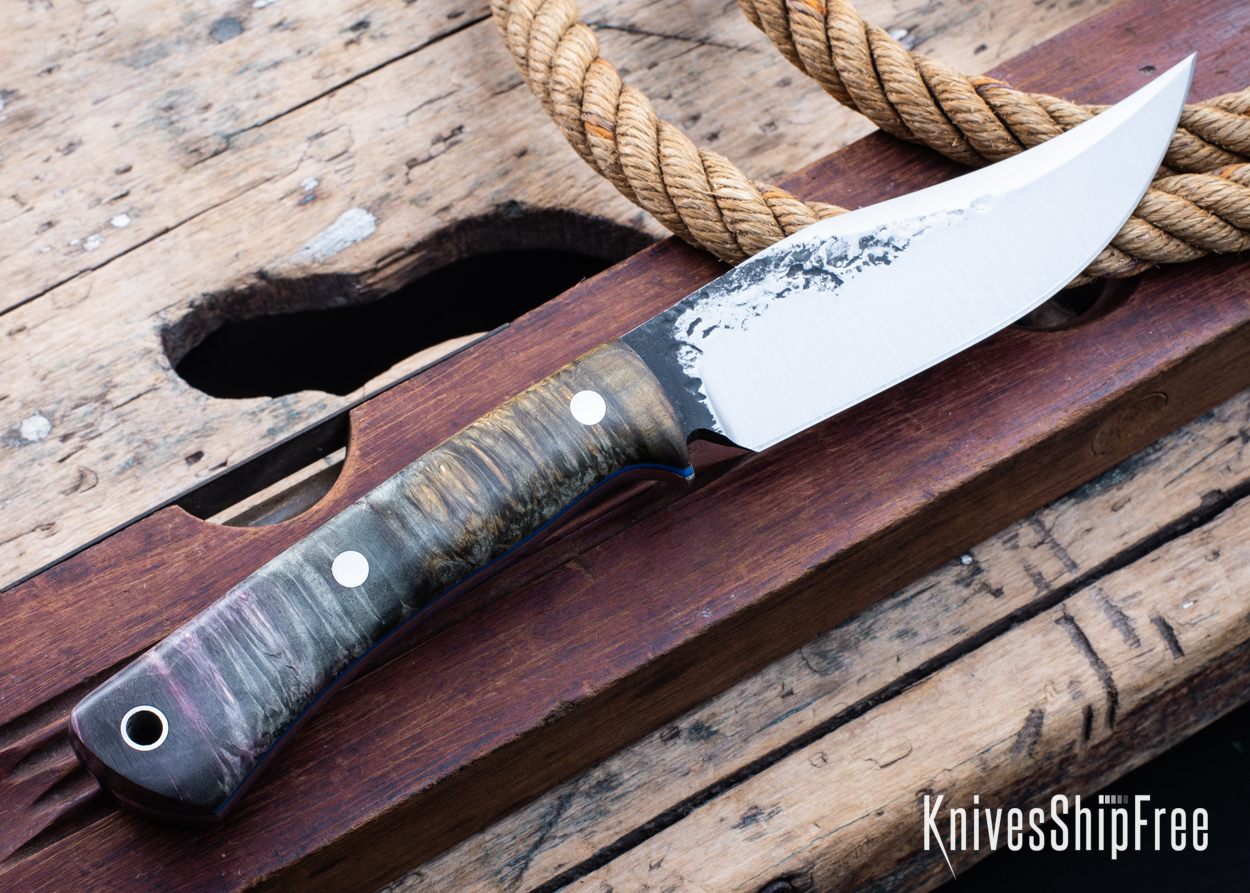 Box Elder Burl - Blue Liners - LH14HJ069 (Back)