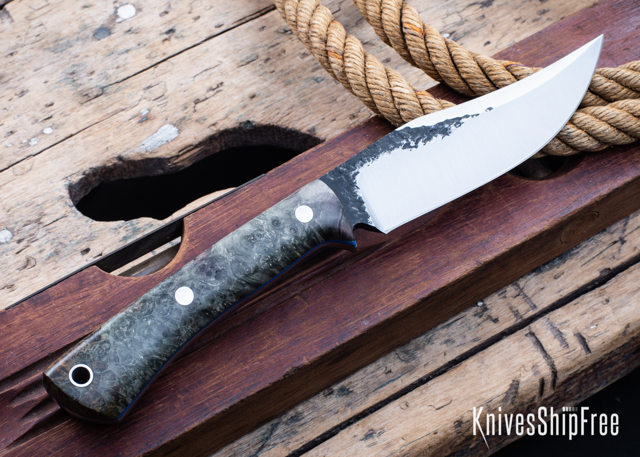 Box Elder Burl - Blue Liners - LH14HJ073 (Back)