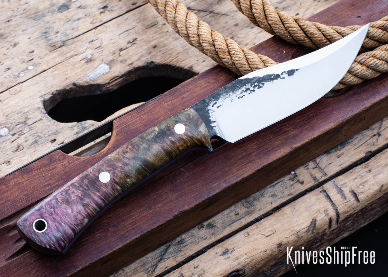 Box Elder Burl - Blue Liners - LH14HJ076 (Back)