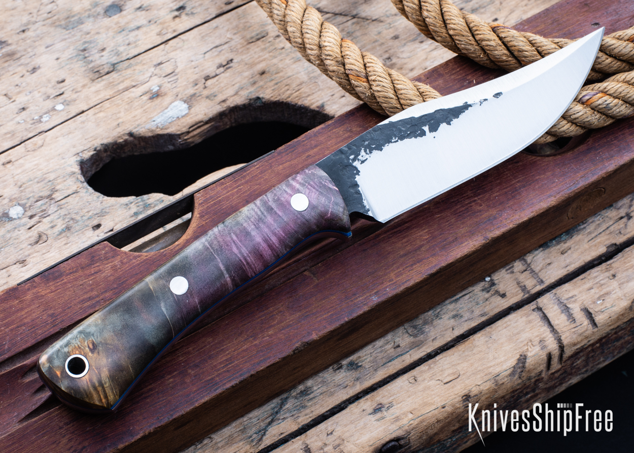 Box Elder Burl - Blue Liners - LH14HJ079 (Back)