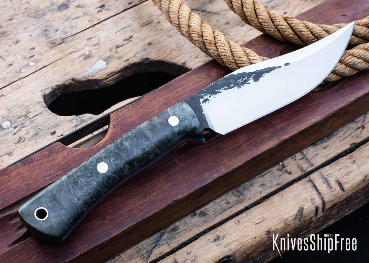 Box Elder Burl - Blue Liners - LH14HJ080 (Back)