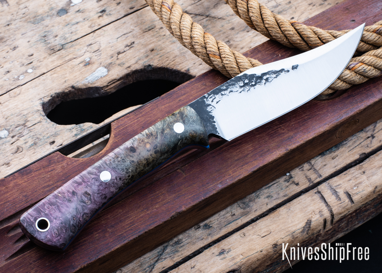 Box Elder Burl - Blue Liners - LH14HJ081 (Back)