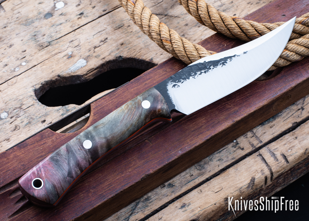 Box Elder Burl - Orange Liners - LH14HJ095 (Back)