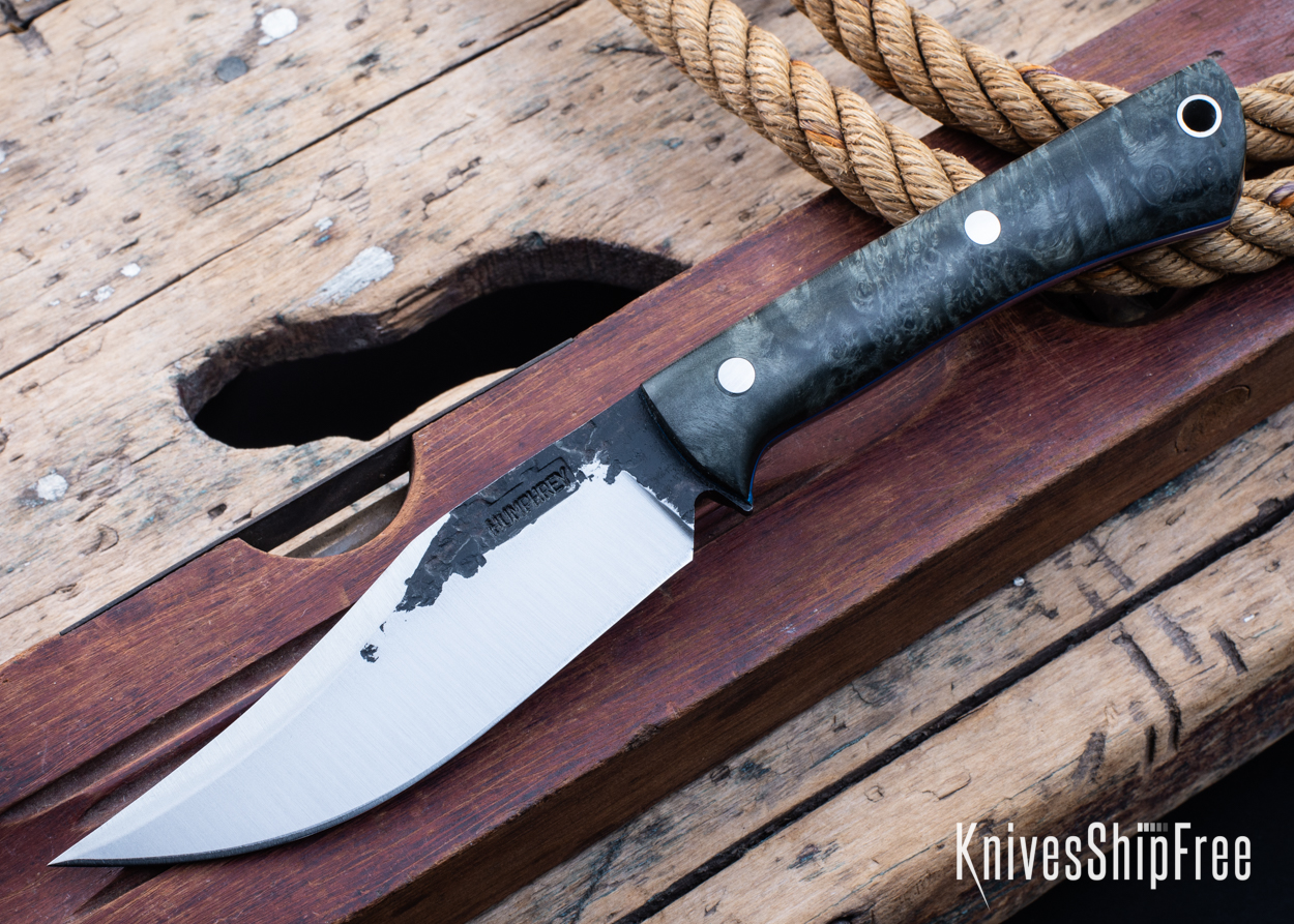 Box Elder Burl - Blue Liners - LH14HJ074 (Front)