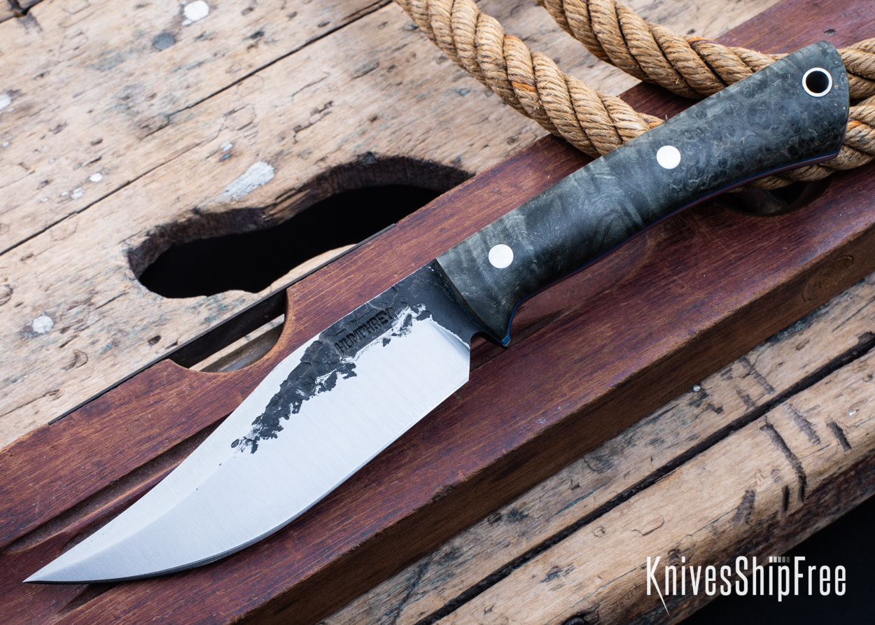 Box Elder Burl - Blue Liners - LH14HJ080 (Front)