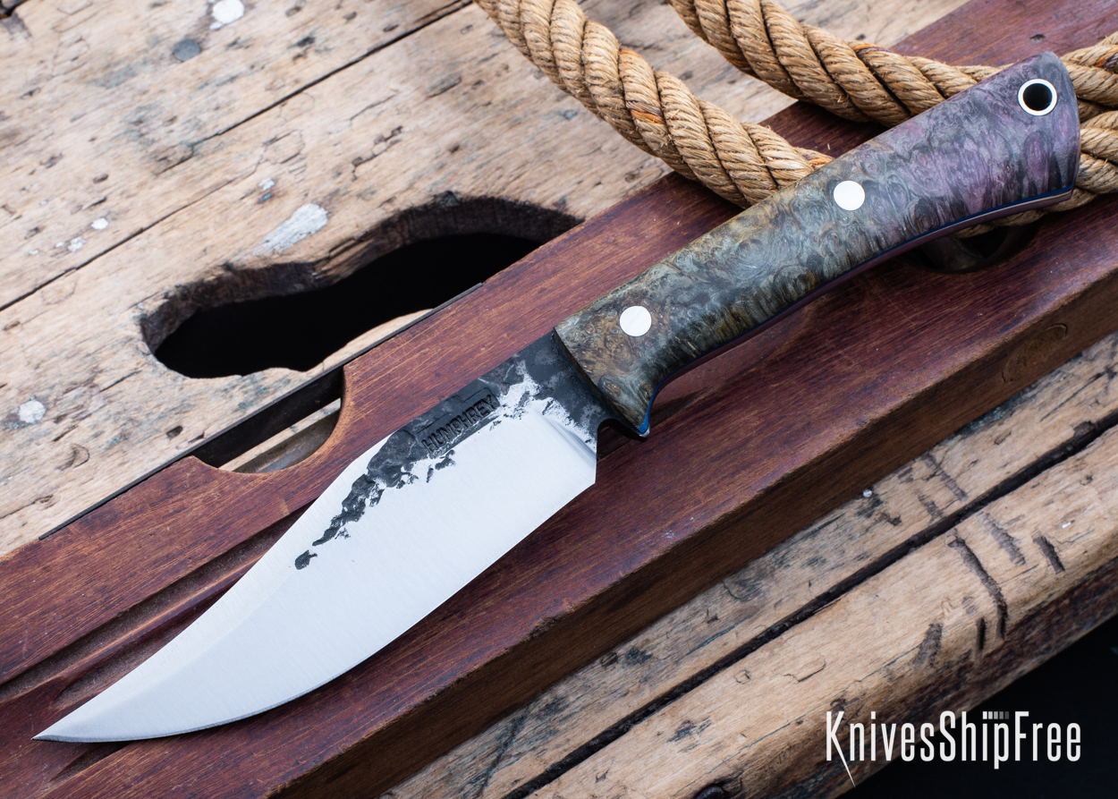 Box Elder Burl - Blue Liners - LH14HJ081 (Front)