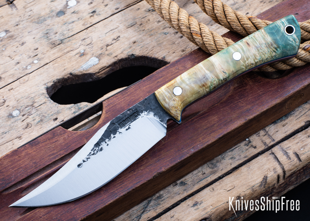 Box Elder Burl - Blue Liners - LH14HJ083 (Front)