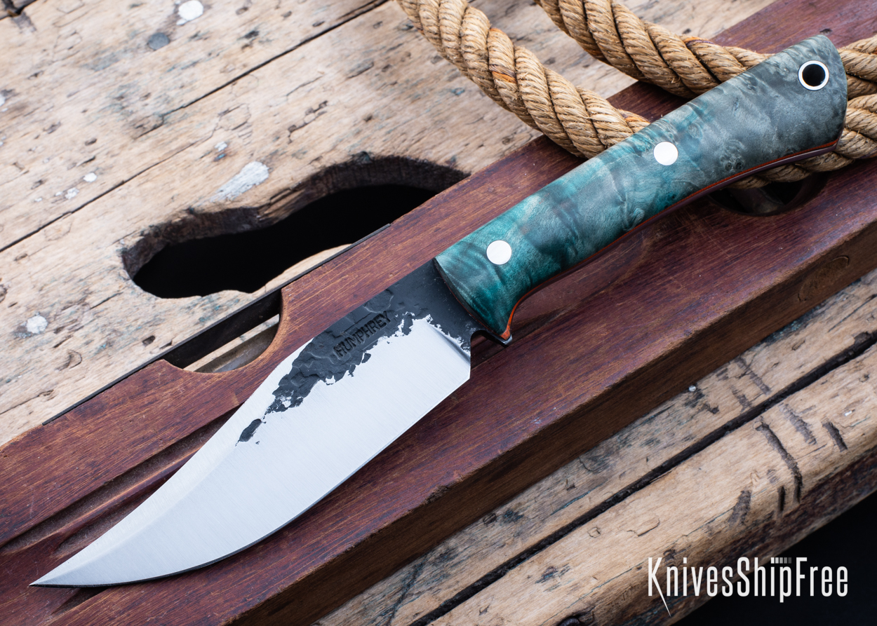 Box Elder Burl - Orange Liners - LH14HJ096 (Front)