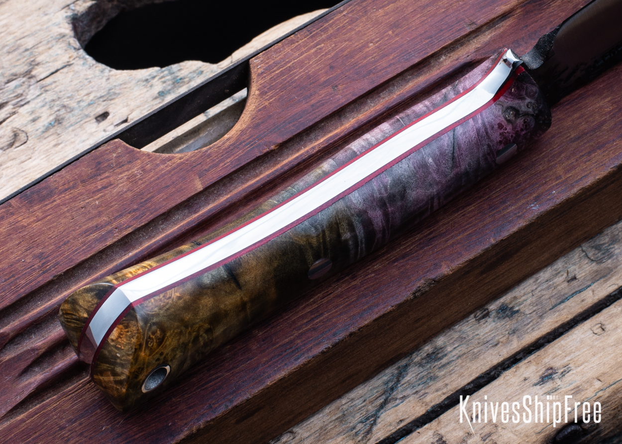 Box Elder Burl - Red Liners - LH14HJ102 (Liners)