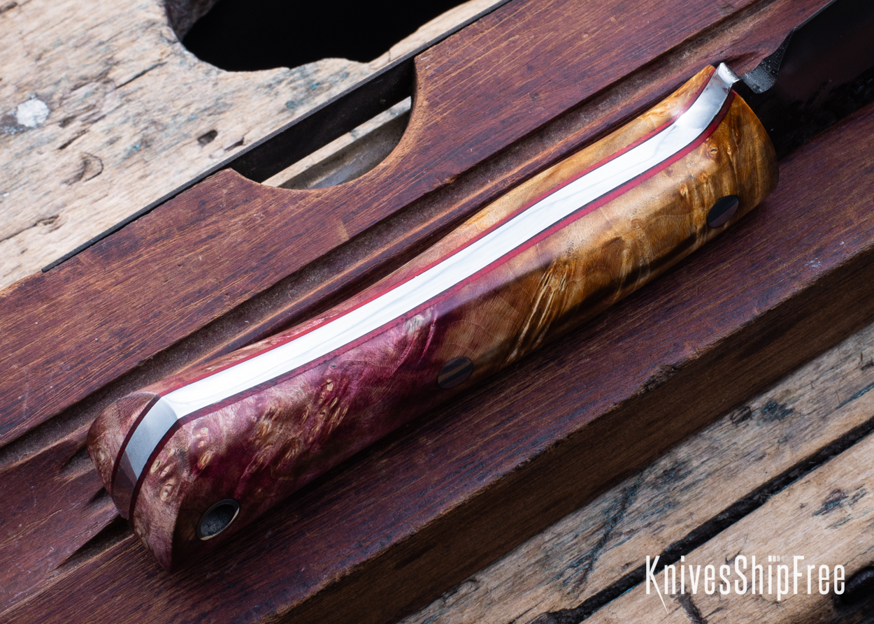 Box Elder Burl - Red Liners - LH14HJ113 (Liners)