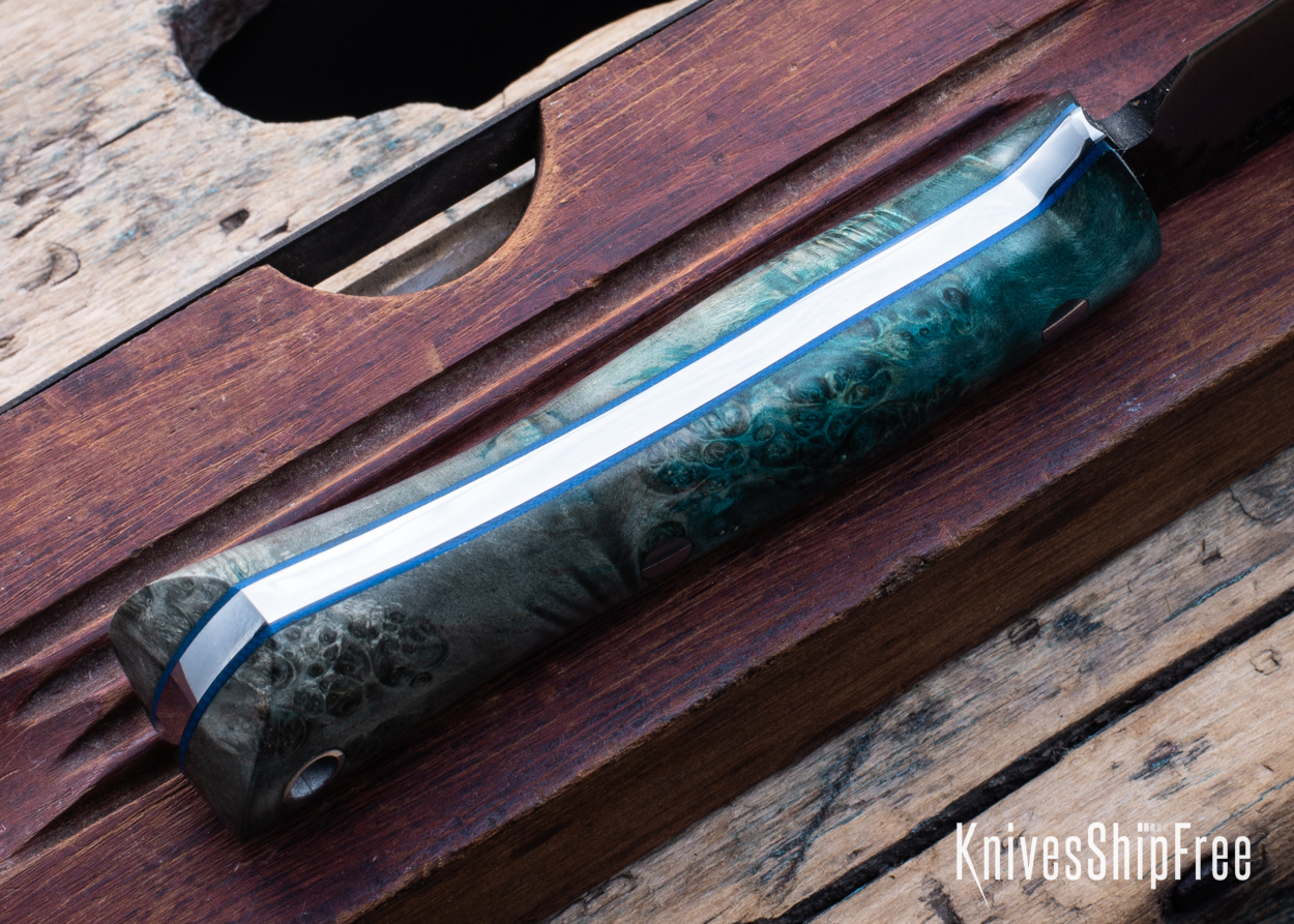 Box Elder Burl - Blue Liners - LH14HJ075 (Liners)